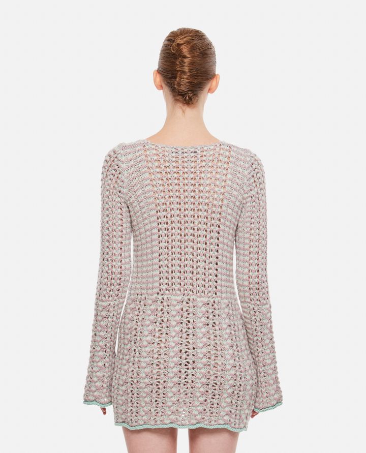 Biffi MINI ABITO IN MAGLIA INTRECCIATA