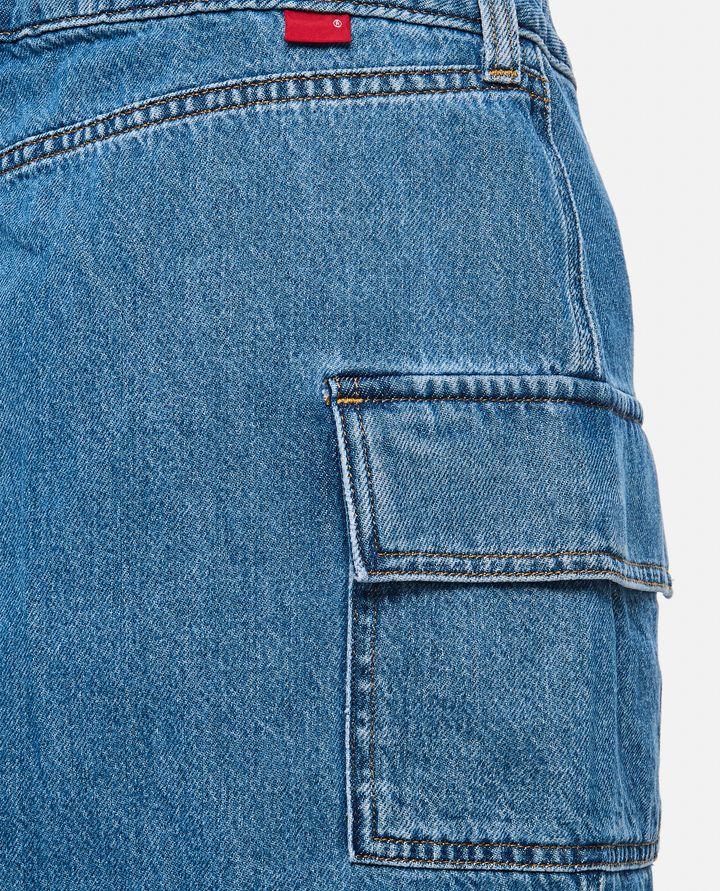 Biffi MINIGONNA CARGO IN DENIM