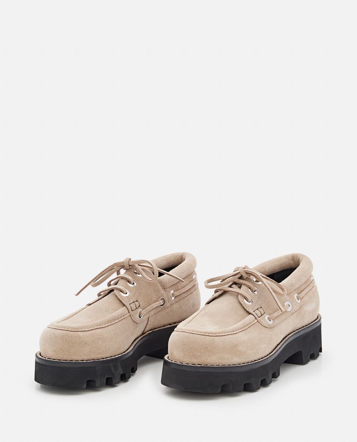 Biffi MOCASSINI IN SUEDE CON SUOLA CARRARMATO