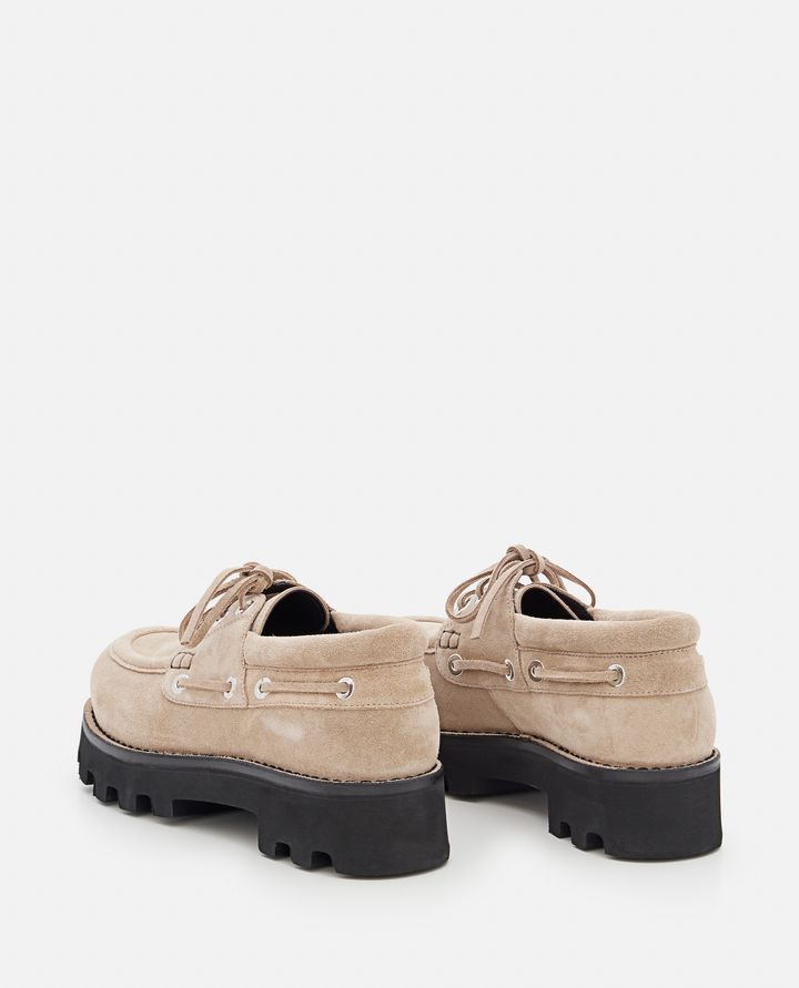 Biffi MOCASSINI IN SUEDE CON SUOLA CARRARMATO