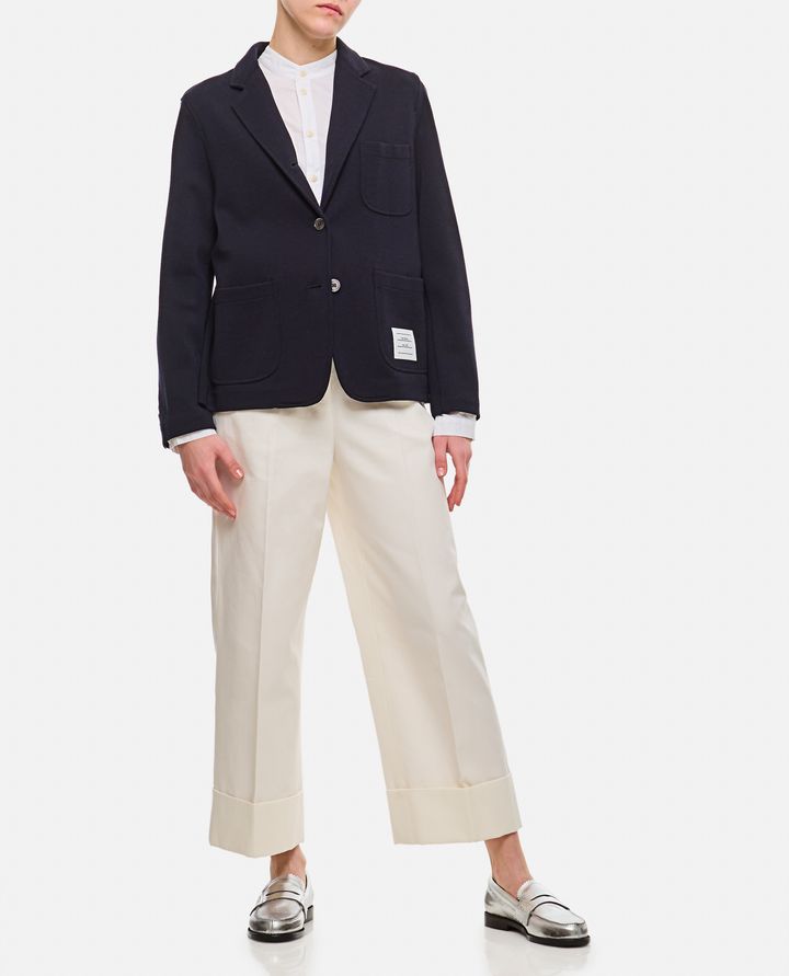 Biffi PANTALONE A GAMBA DRITTA A VITA ALTA