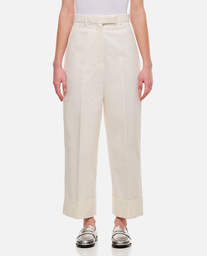 Biffi PANTALONE A GAMBA DRITTA A VITA ALTA