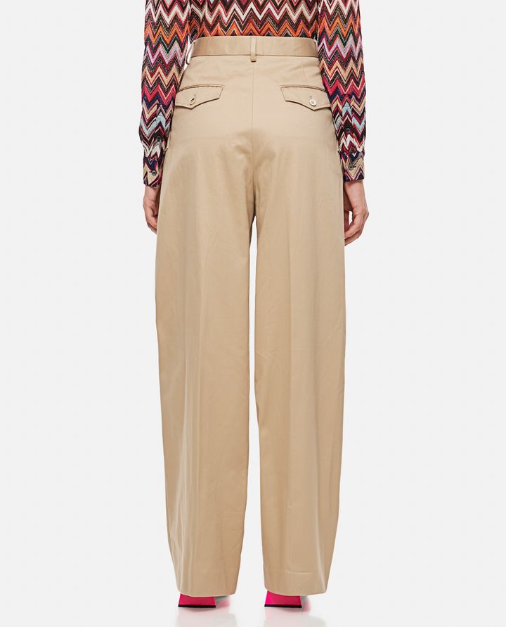 Biffi PANTALONI A VITA ALTA A GAMBA LARGA