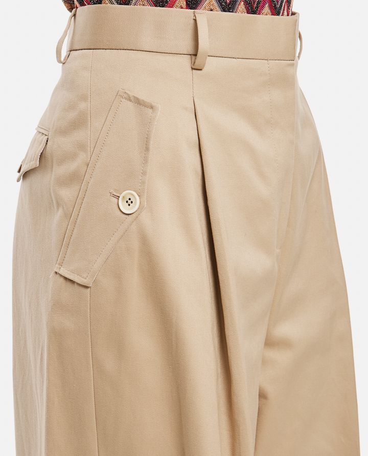 Biffi PANTALONI A VITA ALTA A GAMBA LARGA