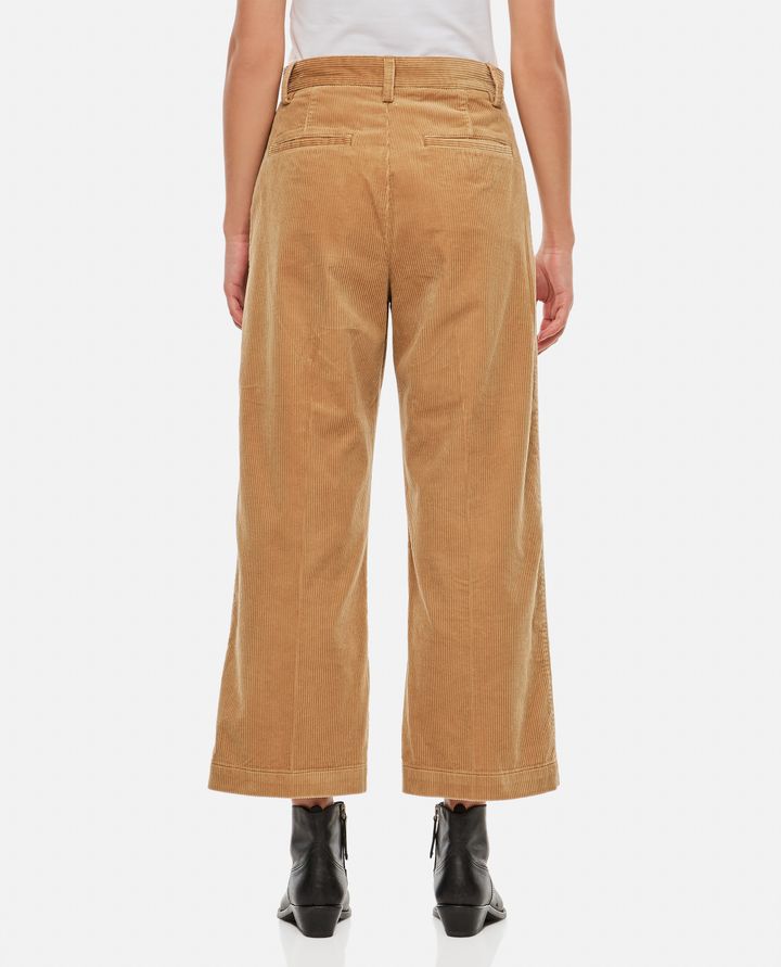 Biffi PANTALONI CROPPED CHINO A GAMBA LARGA