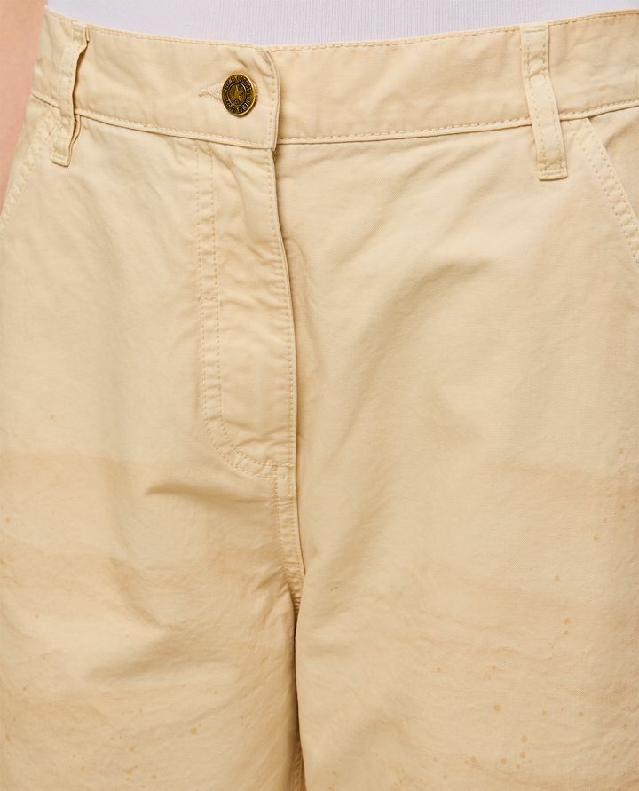 Biffi PANTALONI IN COTONE AMPI CON MACCHIE