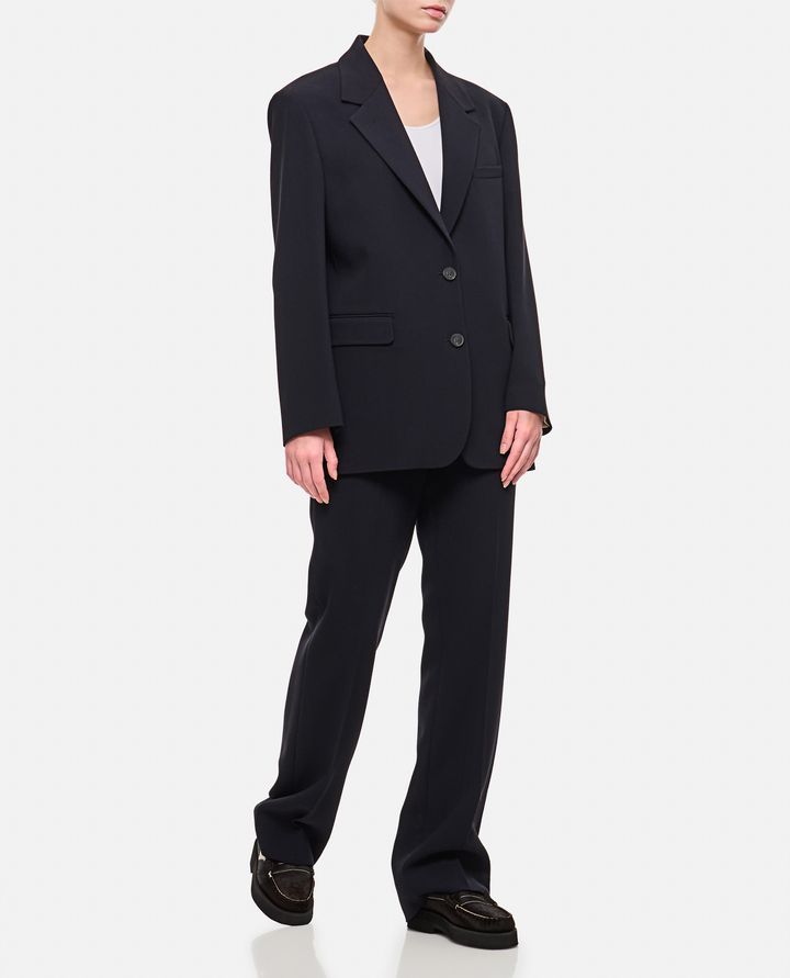 Biffi PANTALONI IN CREPE DI VISCOSA E LANA