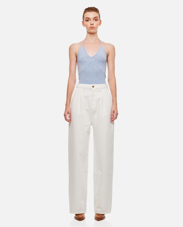 Biffi PANTALONI IN DENIM A GAMBA LARGA