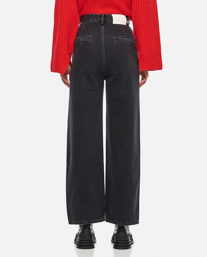 Biffi PANTALONI IN DENIM A GAMBA LARGA