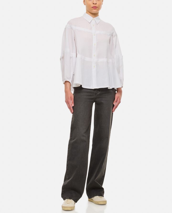 Biffi PANTALONI IN DENIM LE JANE A GAMBA LARGA