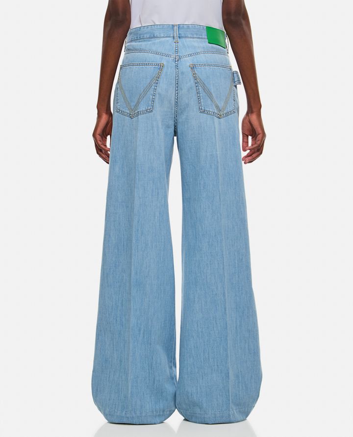 Biffi PANTALONI IN DENIM LEGGERI A GAMBA LARGA