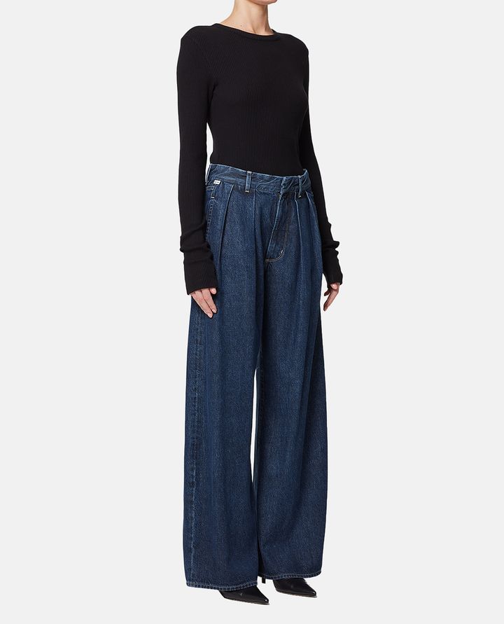 Biffi PETRA PLEATED DENIM