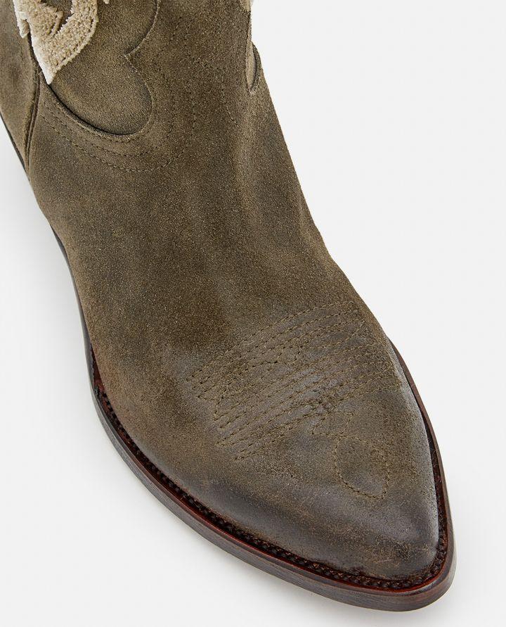 Biffi POINTED TOE SUEDE COWBOY BOOTS