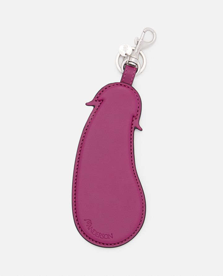Biffi PORTACHIAVI "AUBERGINE" IN PELLE