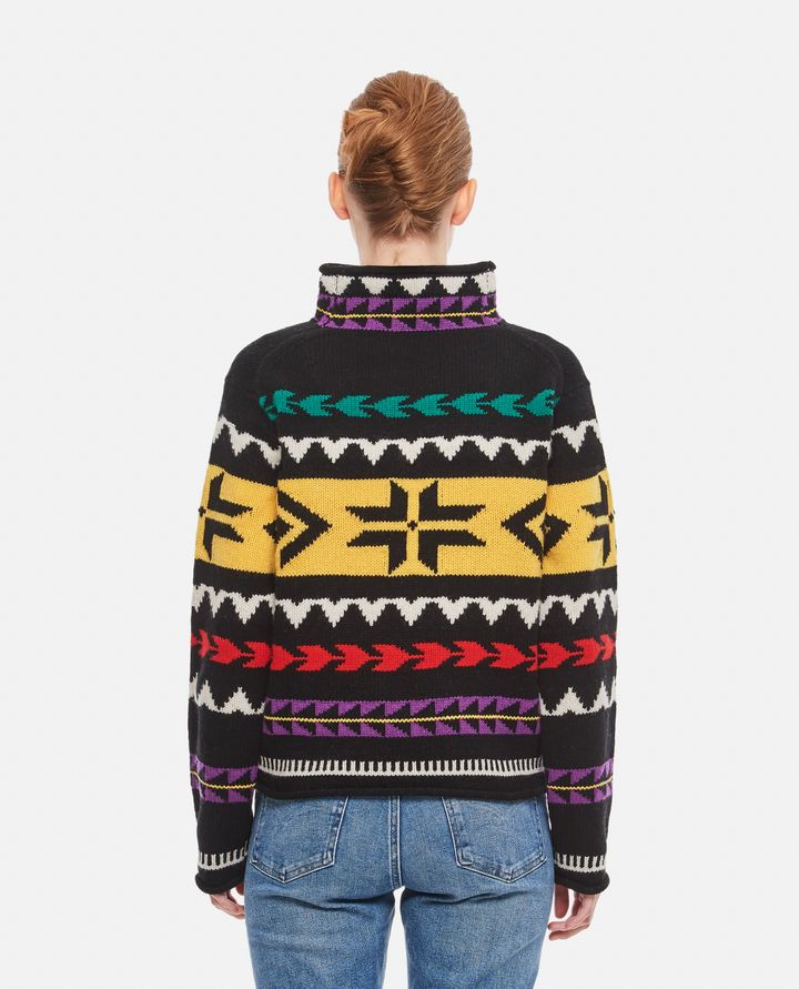 Biffi PULLOVER MULTICOLOR A COLLO ALTO