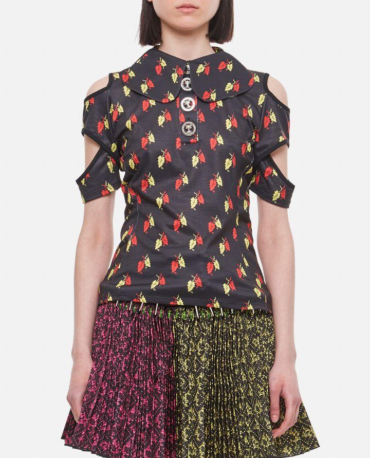 Biffi RATTLER BLACK LEAF JERSEY TOP