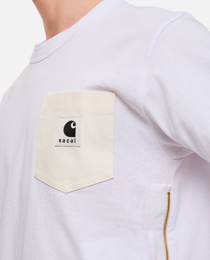 Biffi Sacai X Carhartt WIP T-SHIRT IN COTONE