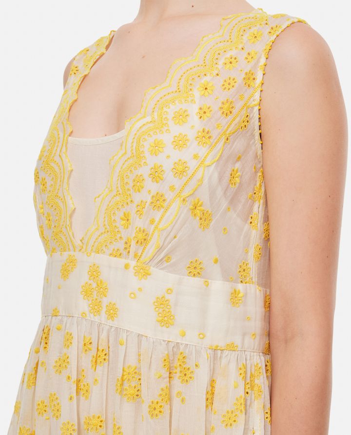 Biffi SAN GALLO EMBROIDERED MAXI DRESS