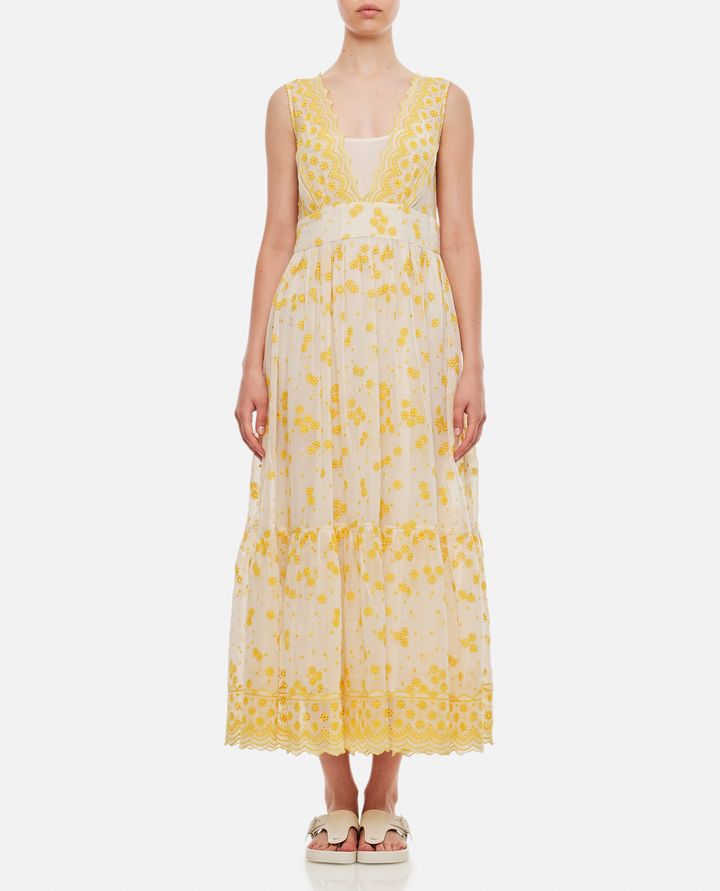 Biffi SAN GALLO EMBROIDERED MAXI DRESS