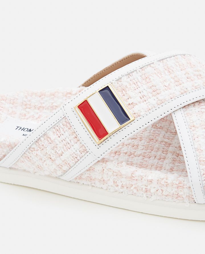 Biffi SANDALO CRISS CROSS IN TWEED