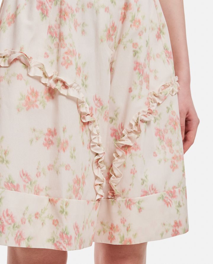 Biffi SHORTS A GAMBA LARGA CON DETTAGLIO VOLANT