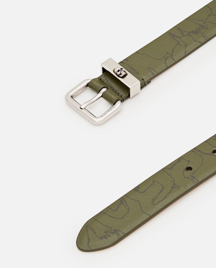 Biffi SKULL LOOP LEATHER BELT