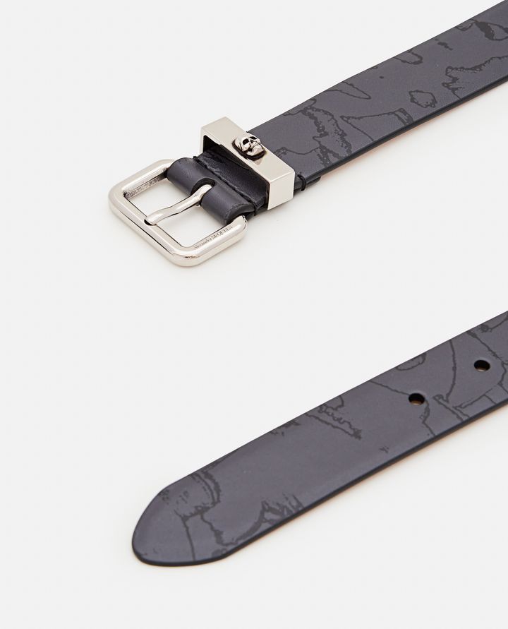 Biffi SKULL LOOP LEATHER BELT