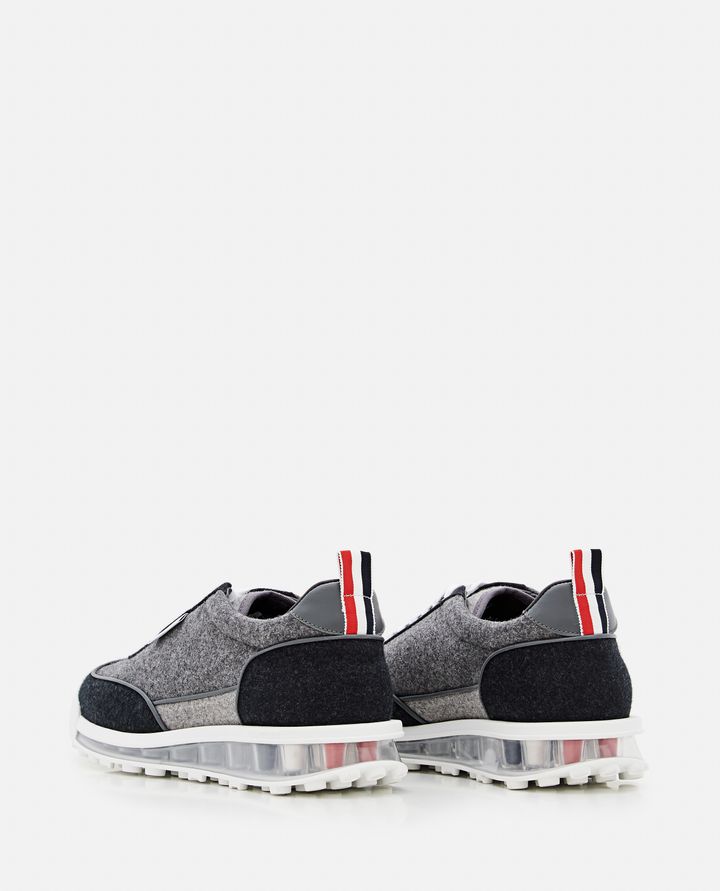 Biffi SNEAKERS TECH RUNNER IN FLANELLA DI LANA
