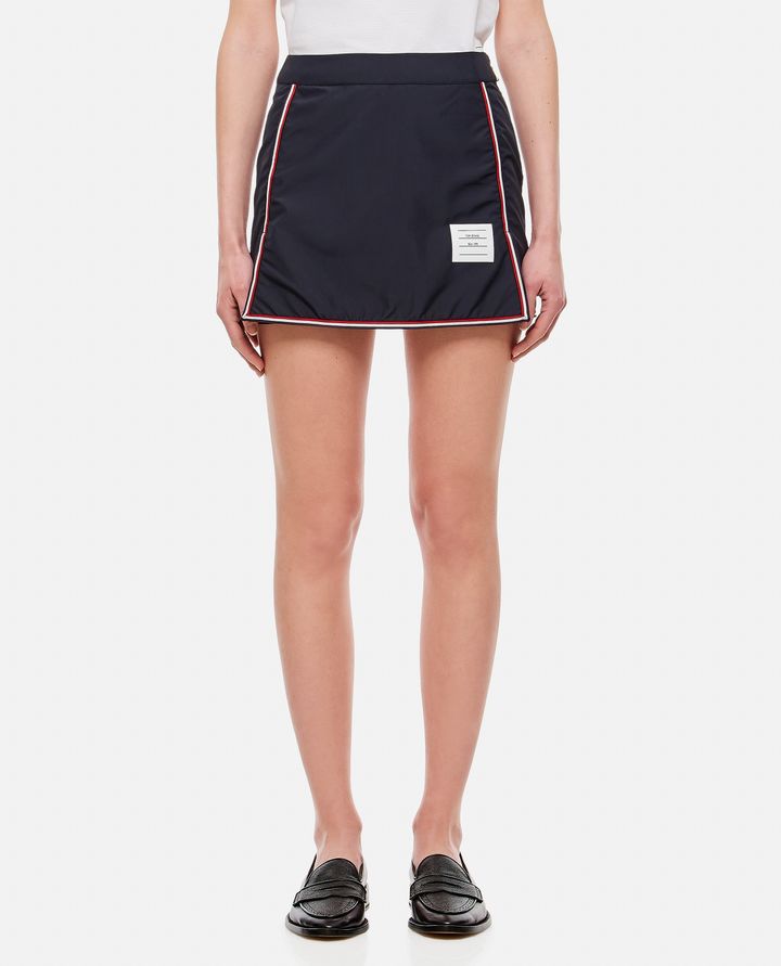 Biffi SYNTHETIC A-LINE MINI SKIRT