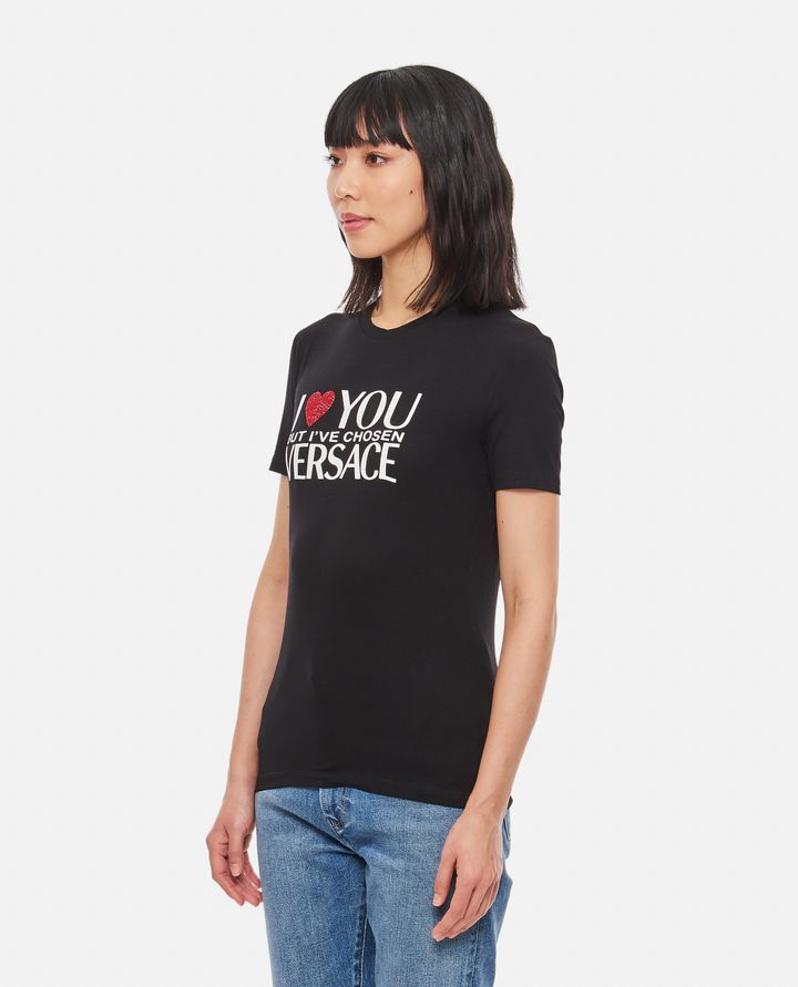 Biffi T-SHIRT I LOVE YOU IN COTONE JERSEY