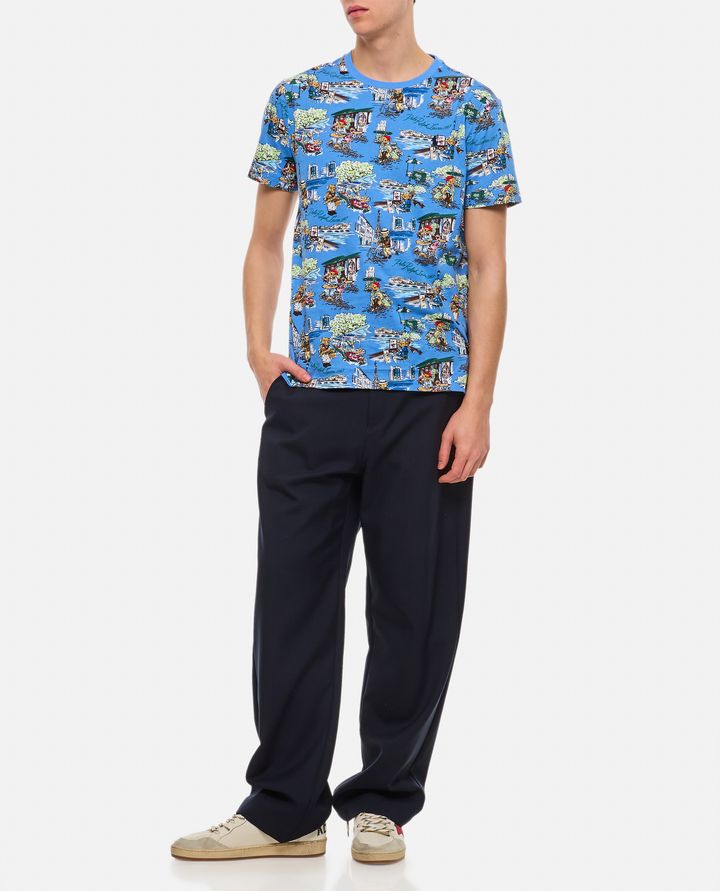 Biffi T-SHIRT IN COTONE CON STAMPA