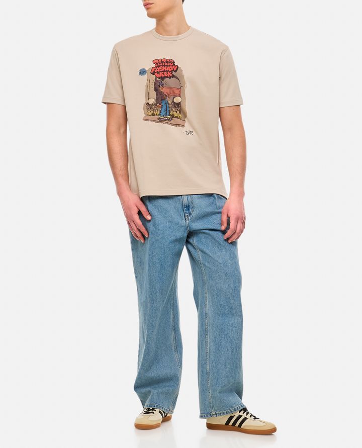 Biffi T-SHIRT IN COTONE MANICHE CORTE