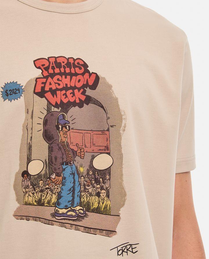 Biffi T-SHIRT IN COTONE MANICHE CORTE