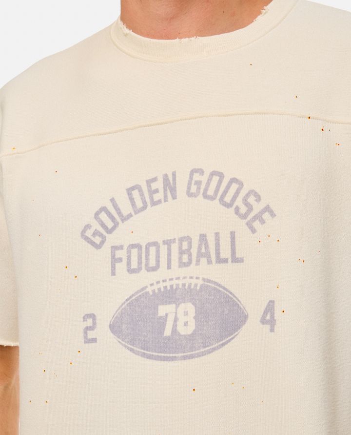 Biffi T-SHIRT IN COTONE STAMPA FOOTBALL