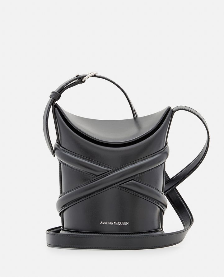Biffi THE CURVE LEATHER BUCKET BAG