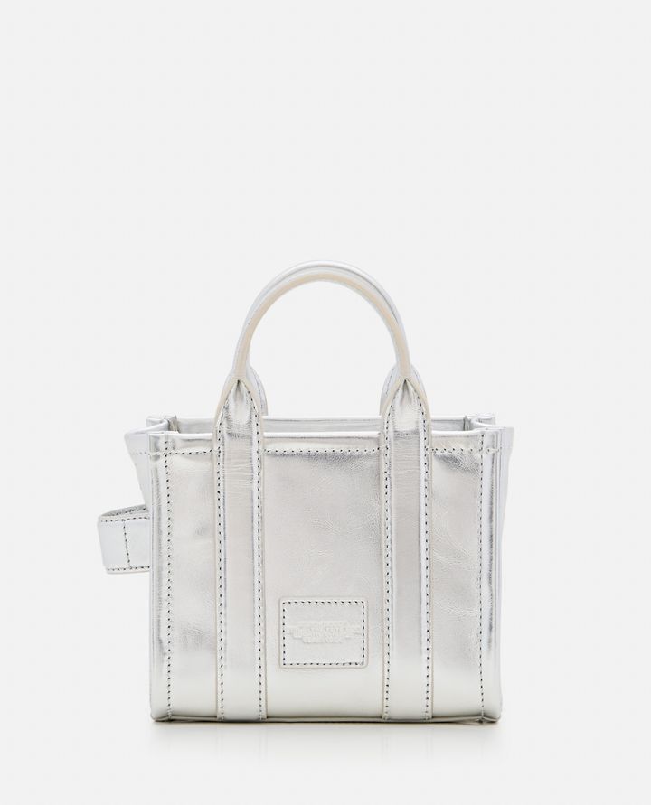 Biffi THE MINI TOTE METALLIC BAG IN PELLE