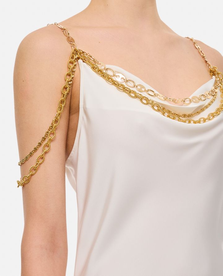 Biffi VESTITO MIDI CON CATENA