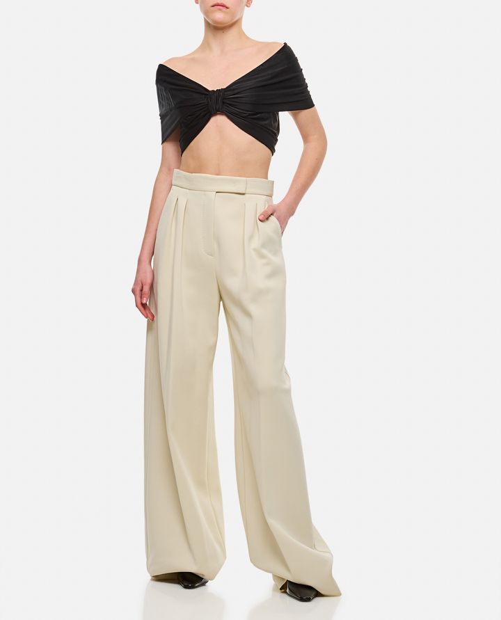 Biffi ZIGNA PANTALONI IN JERSEY A GAMBA LARGA