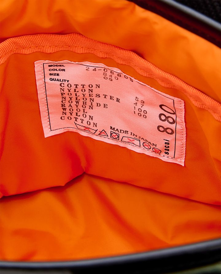 Biffi BORSA TOTE PICCOLA SACAI X MARC GONZALES CON PATCH