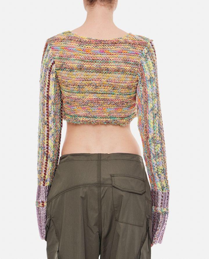 Biffi COLLINA X VITELLI ETERI COTTON BLEND CROPPED SWEATER