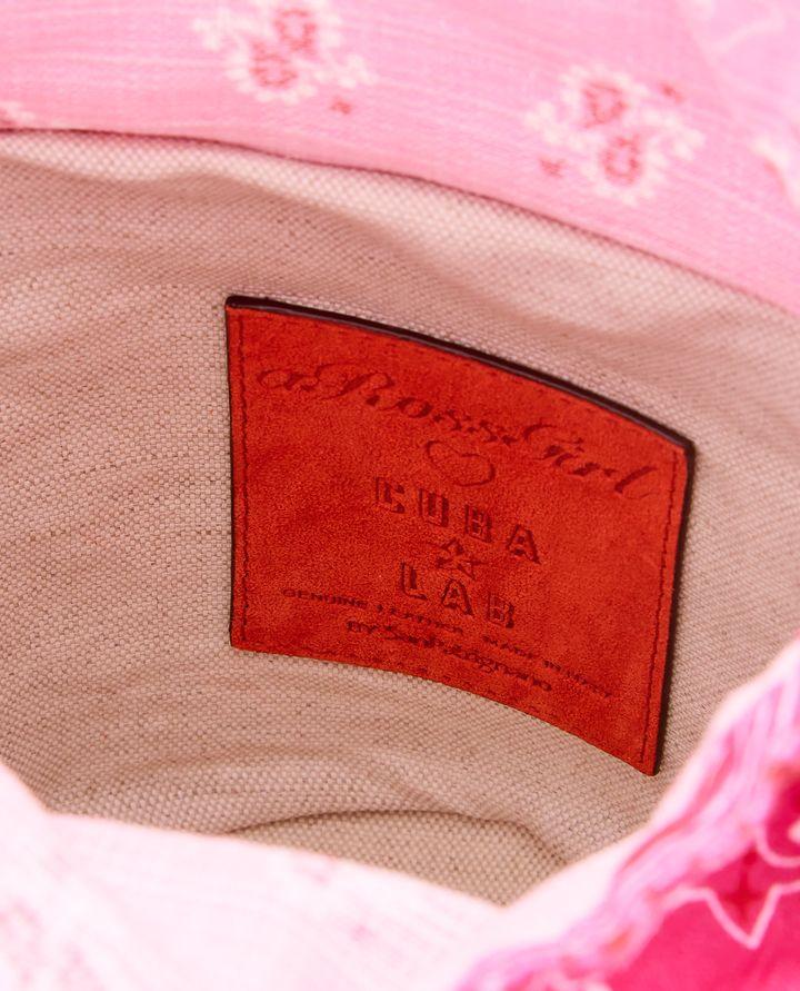 Biffi HABANERA BANDANA BORSA A MANO IN PAGLIA E CAMOSCIO