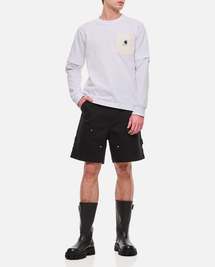 Biffi Sacai X Carhartt WIP MAGLIA MANICHE LUNGHE IN COTONE