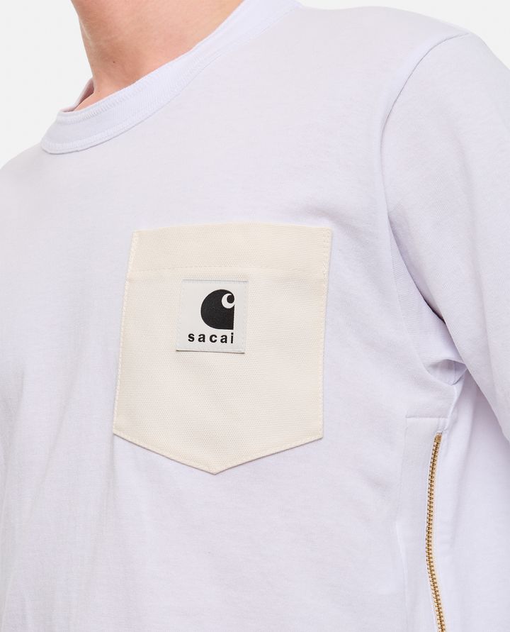 Biffi Sacai X Carhartt WIP MAGLIA MANICHE LUNGHE IN COTONE