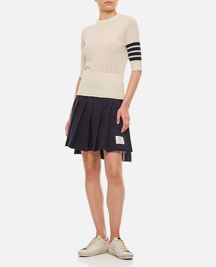 Biffi T-SHIRT MANICA A 3/4 CON PUNTO A COSTE A MAGLIA FINE