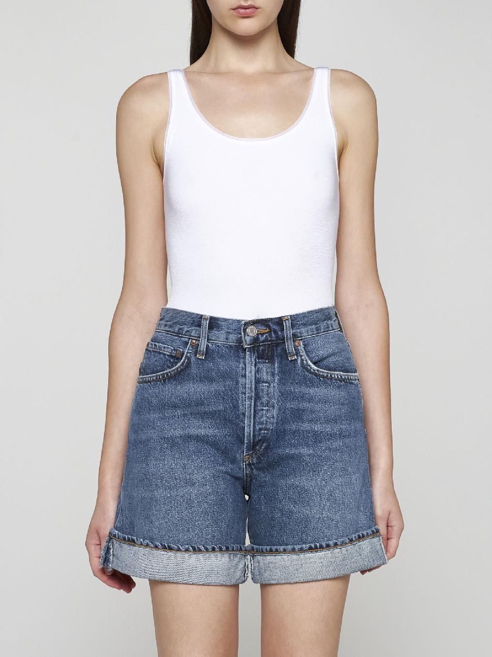 AGOLDE Shorts Dame In Denim