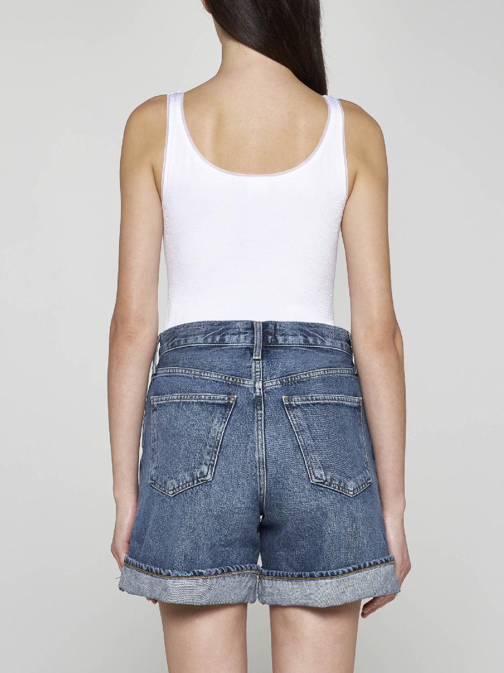 AGOLDE Shorts Dame In Denim