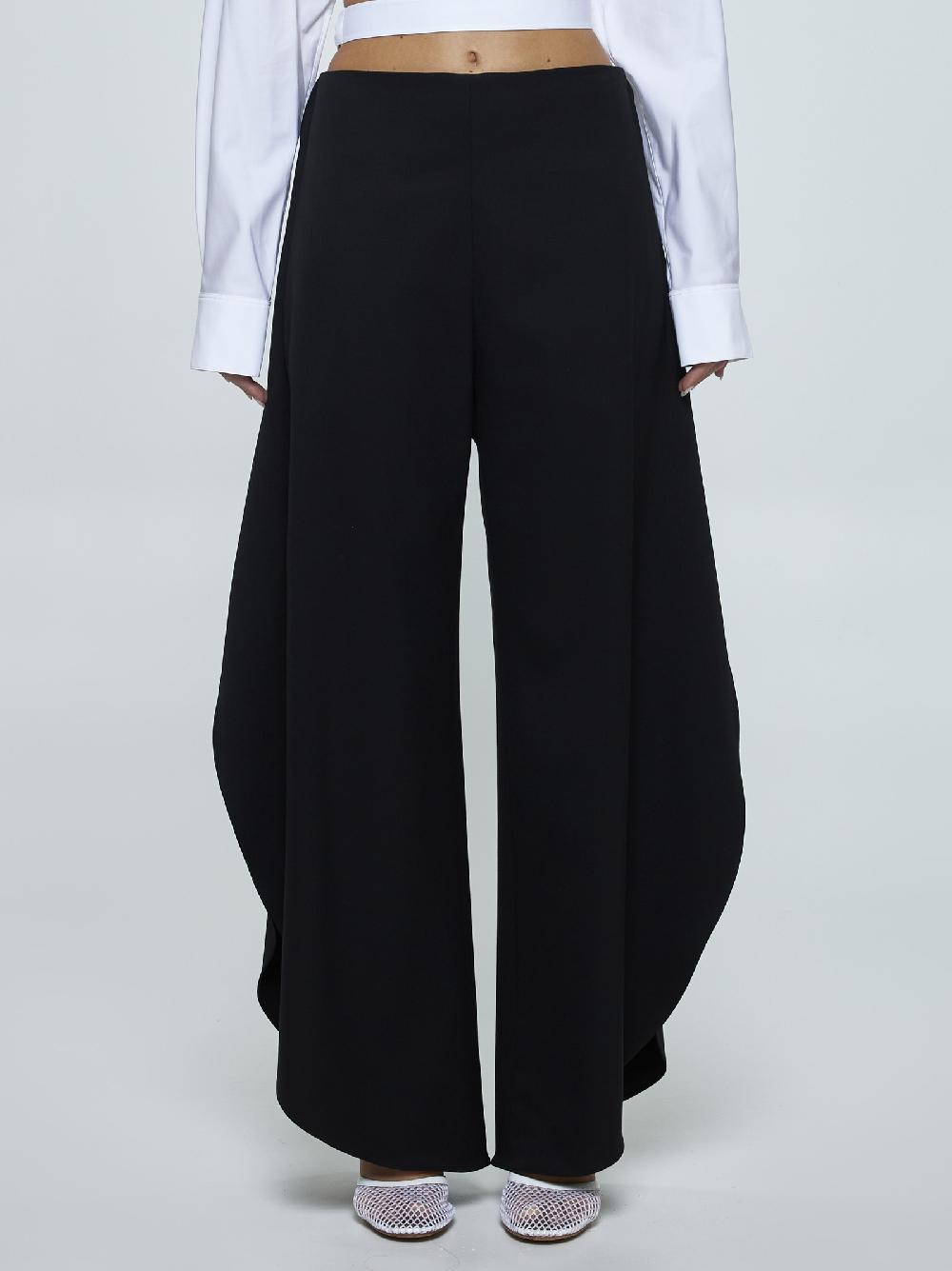 ALAÏA Pantaloni Round In Lana Stretch