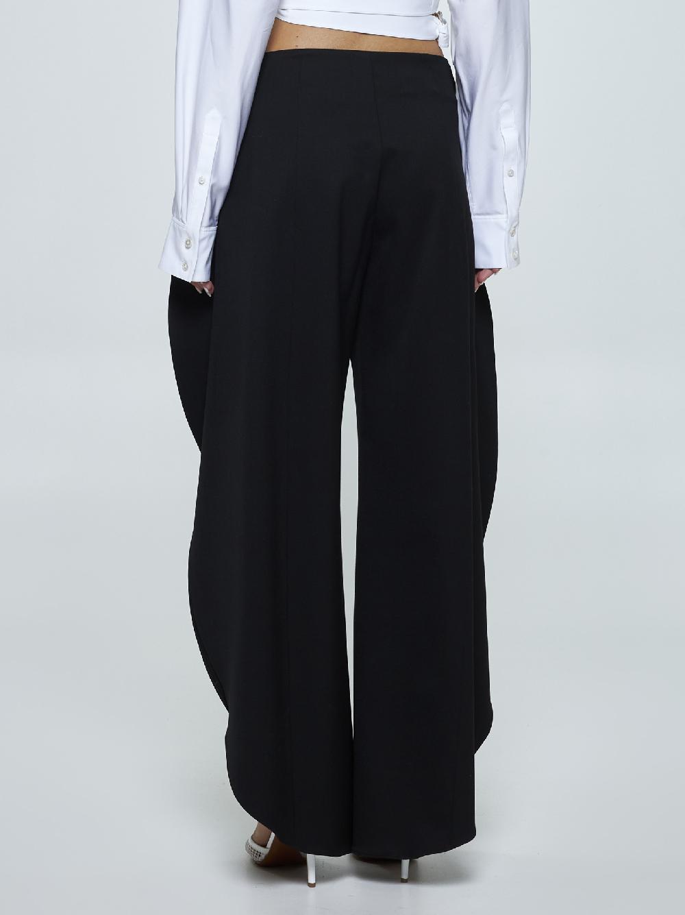 ALAÏA Pantaloni Round In Lana Stretch