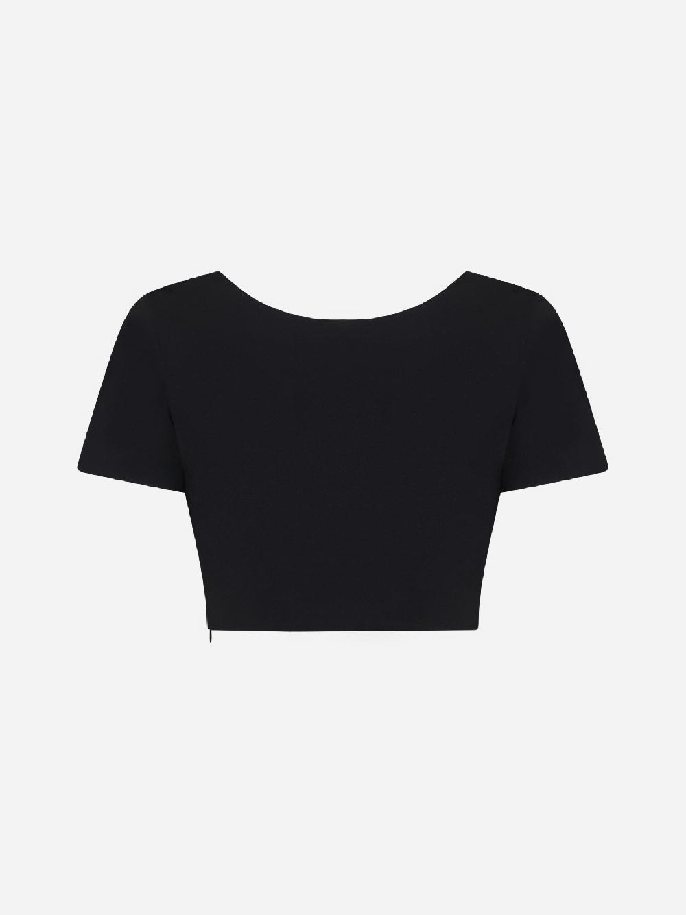 ALAÏA Top Aderente In Jersey Modellante Nero