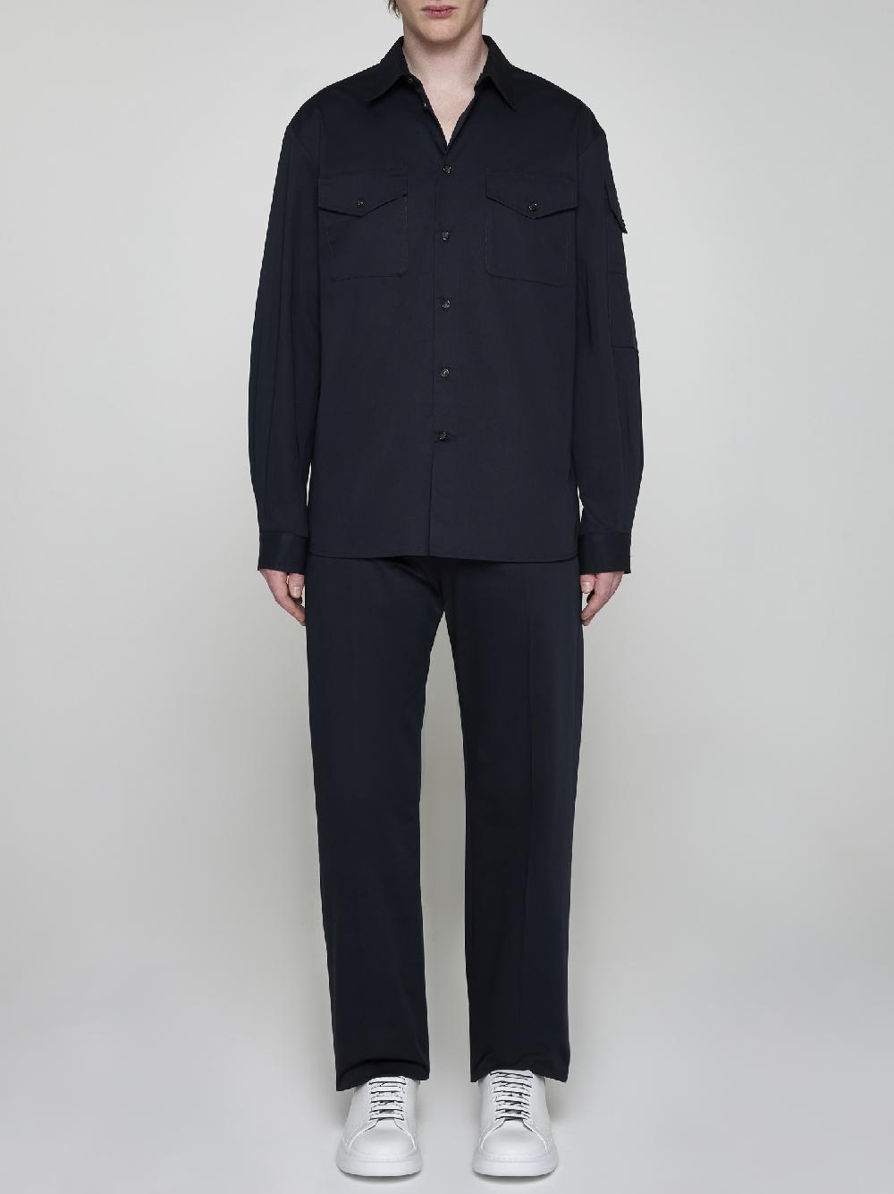 ALEXANDER MCQUEEN Pantaloni Chino In Cotone